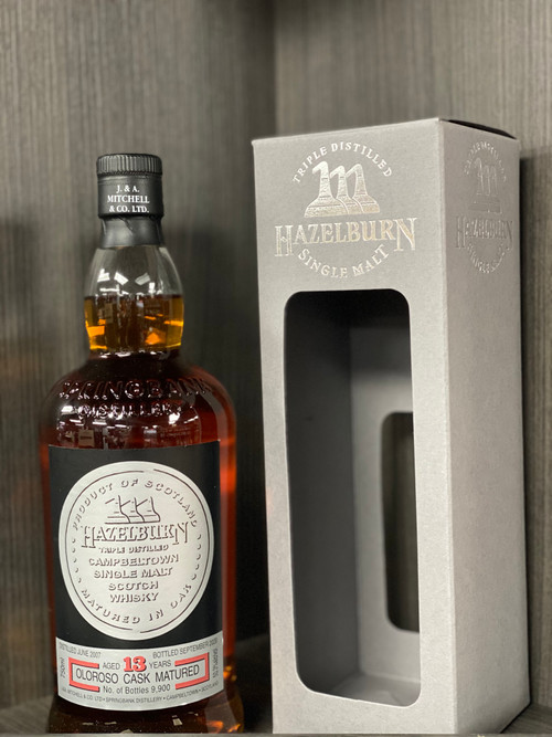 Hazelburn 13 Year Old 2007 Oloroso Cask Matured 750ml - Glendale