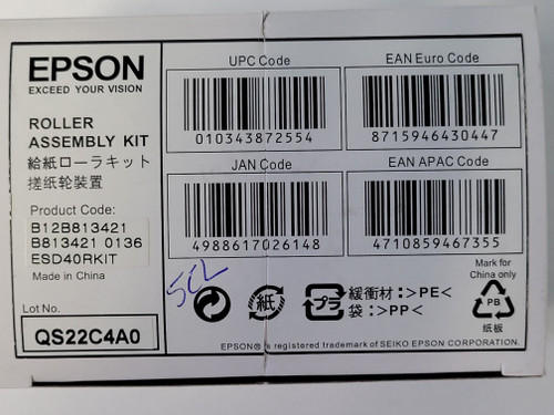 Epson Roller Assembly Kit for WorkForce Pro GT-S50 GT-S80 Scanners #B12B813421