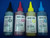 4x Dye Refill Ink Set for Epson 100ML T10/ T25/ T23/ T22/ S22/ T50/ R290/ R270