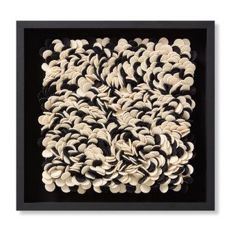 Loloi Salt Pepper Black  Ivory 2 X 2 Wall Art