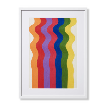 Loloi Inclusion Multi  Ivory 2-5 X 1-10 Wall Art