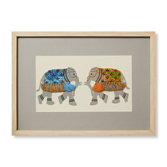 Loloi Fringe Benefits Natural  Multi 2-5 X 1-9 Wall Art