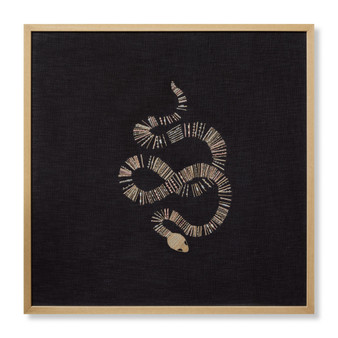 Loloi Snake Eyes Black  Beige 2-6 X 2-6 Wall Art