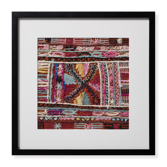Loloi Woodstock Orange  Multi 1-8 X 1-8 Wall Art