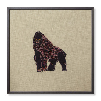Loloi Girl-Rilla Beige  Brown 2-6 X 2-6 Wall Art