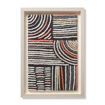 Loloi Matrix Brown  Beige 2-4 X 1-8 Wall Art