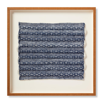 Loloi Ramble Blue  Ivory 2-4 X 2-4 Wall Art