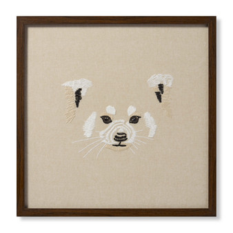 Loloi Red Panda Beige  Ivory 2 X 2 Wall Art