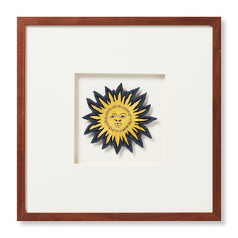 Loloi Beams Patch Yellow  Beige 1-4 X 1-4 Wall Art
