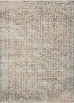 Angela Rose x Loloi Blake Beige  Denim 18 x 18 Sample Rug