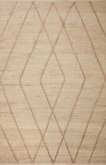 Loloi II Bodhi Ivory  Natural 18 x 18 Sample Rug (1)