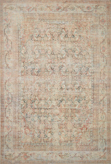 Loloi II Adrian Natural  Apricot 18 x 18 Sample Rug