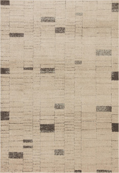 Loloi II Bowery Slate  Taupe 18 x 18 Sample Rug