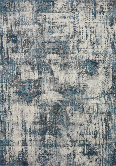 Loloi II Austen Natural  Ocean 18 x 18 Sample Rug