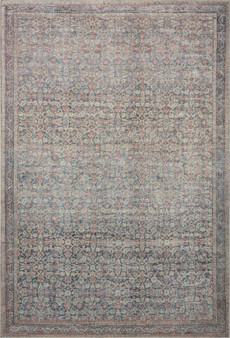 Loloi II Adrian Denim  Multi 18 x 18 Sample Rug