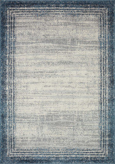 Loloi II Austen Pebble  Blue 18 x 18 Sample Rug