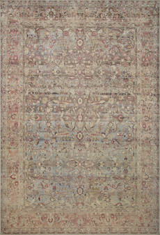 Loloi II Adrian Ocean  Clay 18 x 18 Sample Rug