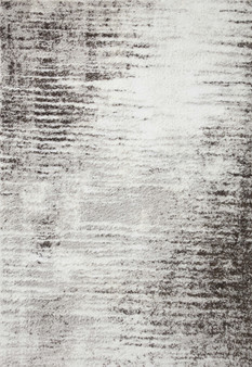 Loloi II Bliss Shag Grey  Cream 18 x 18 Sample Rug
