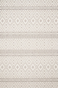 Loloi II Cole Silver  Ivory 18 x 18 Sample Rug