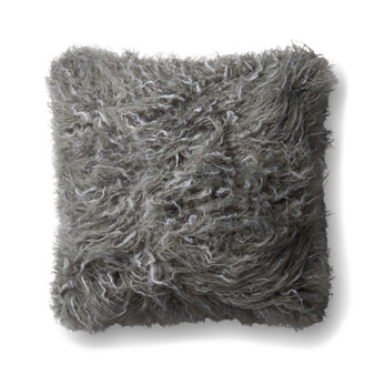 Loloi P0598 Grey 22 x 22 Cover wDown Pillow