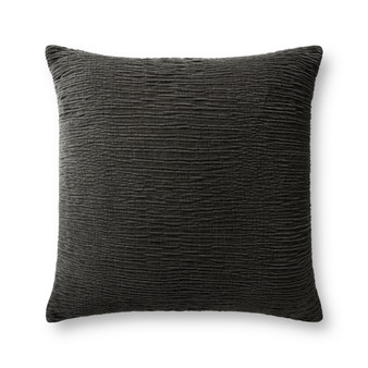 Loloi Charcoal 22 x 22 Cover wDown Pillow