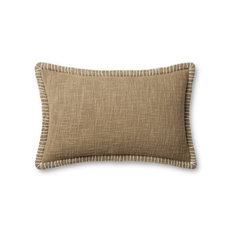 Loloi PLL0109 Taupe 13 x 21 Cover wDown Pillow
