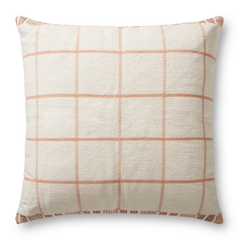 Loloi FP1000 Natural  Multi 36W x 36D x 6H Pillow