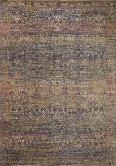 Jean Stoffer x Loloi Bradbury Ink  Multi 18 x 18 Sample Rug