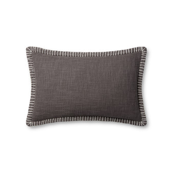 Loloi PLL0109 Grey 13 x 21 Cover wDown Pillow