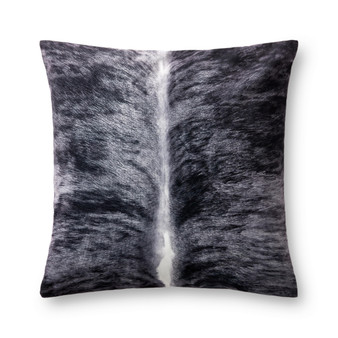 Loloi P0979 Charcoal 22 x 22 Cover wDown Pillow
