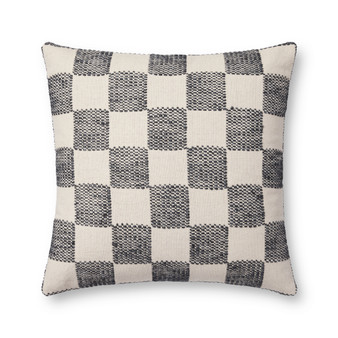 Loloi II PLL0123 Black 22 x 22 Cover wDown Pillow