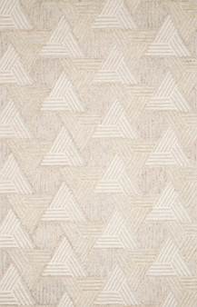 Loloi Ehren Oatmeal  Ivory 18 x 18 Sample Rug