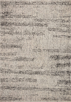 Loloi II Darby Oatmeal  Charcoal 18 x 18Sample Rug