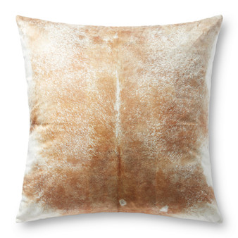 Loloi FP0002 Beige  White 36W x 36D x 6H Pillow