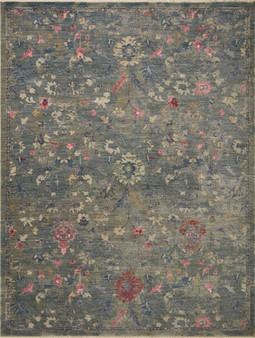Loloi Giada Lagoon  Multi 18 x 18 Sample Rug