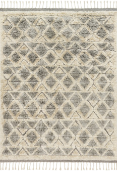 Loloi Hygge Smoke  Taupe 18 x 18 Sample Rug