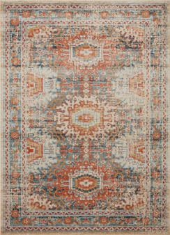 Loloi II Jocelyn Mist  Multi 18 x 18 Sample Rug