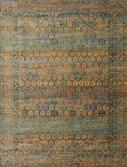 Loloi Javari Lagoon  Fiesta 18 x 18 Sample Rug