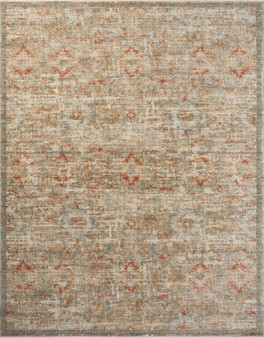 Loloi Heritage Grey  Sunset 18 x 18 Sample Rug