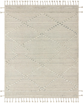 Loloi Iman Ivory  Lt. Grey 18 x 18 Sample Rug