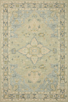 Loloi Julian Seafoam Green  Spa 18 x 18 Sample Rug