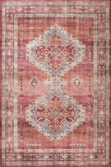 Loloi II Heidi Sunset  Natural 18 x 18 Sample Rug