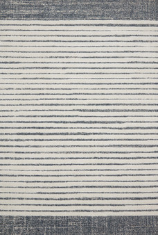 Loloi II Hagen White  Ocean 18 x 18 Sample Rug
