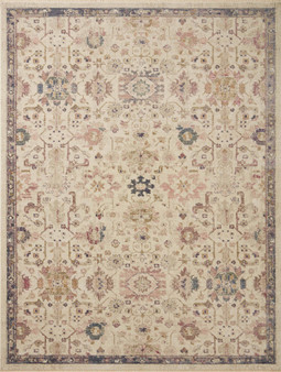 Loloi Giada Ivory  Multi 18 x 18 Sample Rug