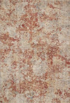 Loloi Gaia Taupe  Brick 18 x 18 Sample Rug