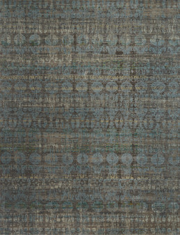 Loloi Javari Steel  Lagoon 18 x 18 Sample Rug