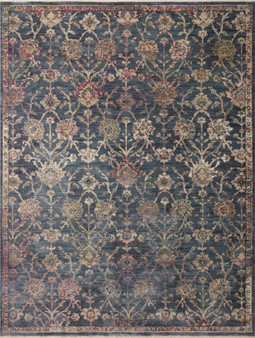 Loloi Giada Navy  Multi 18 x 18 Sample Rug