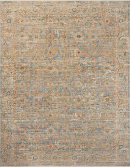 Loloi Heritage Ocean  Sand 18 x 18 Sample Rug