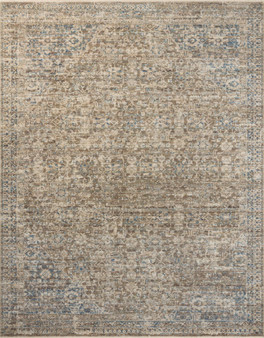Loloi Heritage Spa  Earth 18 x 18 Sample Rug