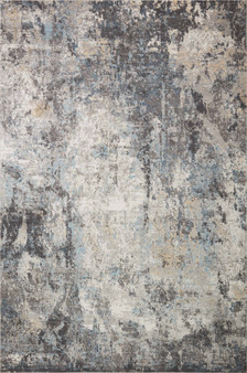 Loloi II Maeve Silver  Slate 18 x 18 Sample Rug